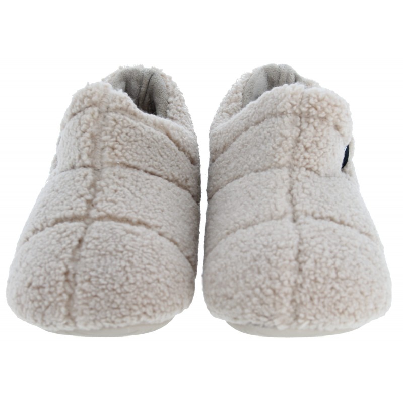 Verbena Yeti Nairobi 73838 ladies slippers in beige teddy bear